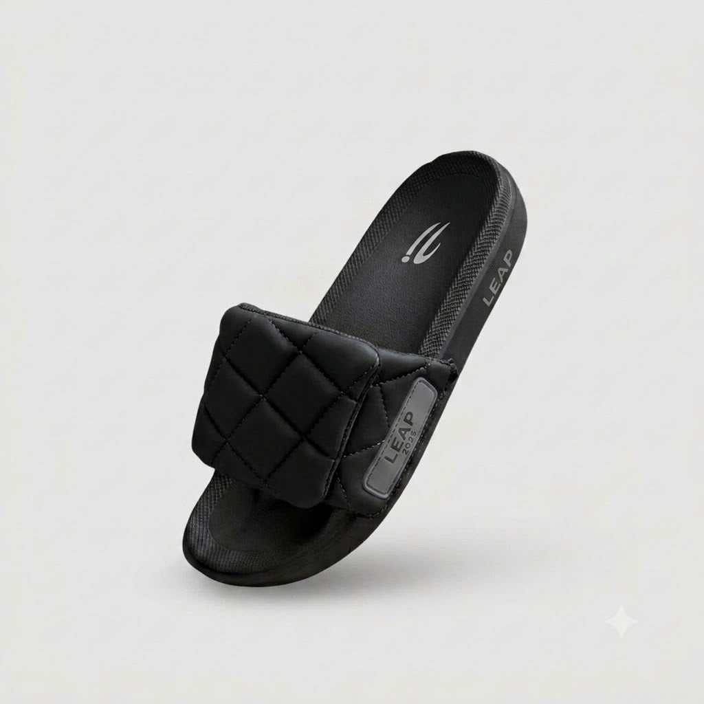 Men's Cushioned Slip-On Slippers – Anti-Slip Soft Sole Chappal | Neo Step Pakistan