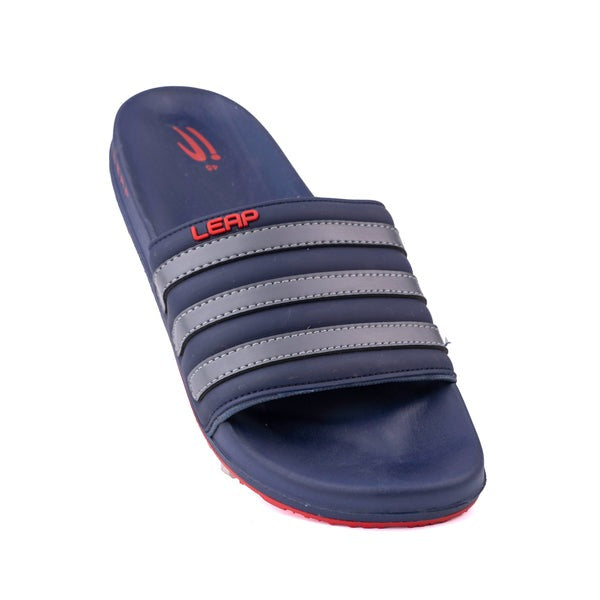 Triple Strap Slides for Men – Soft Cushion Comfort Slippers