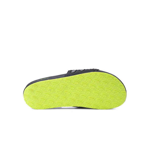 Triple Strap Slides for Men – Soft Cushion Comfort Slippers