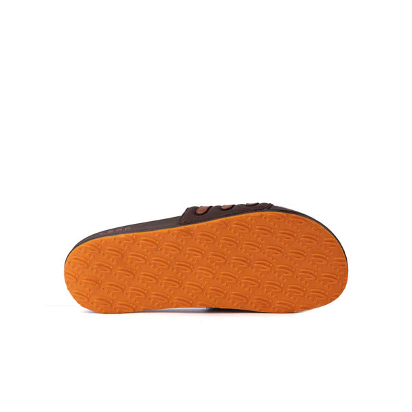 Triple Strap Slides for Men – Soft Cushion Comfort Slippers