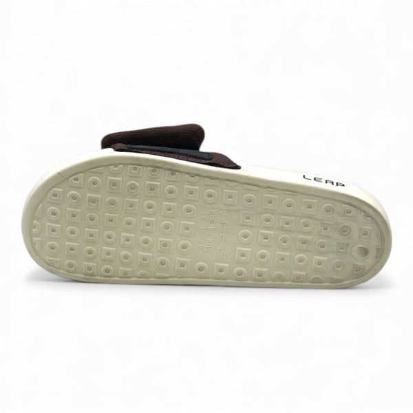 Brown men slip-on slippers Neo Step – anti-slip rubber sole comfortable chappal buy online Pakistan