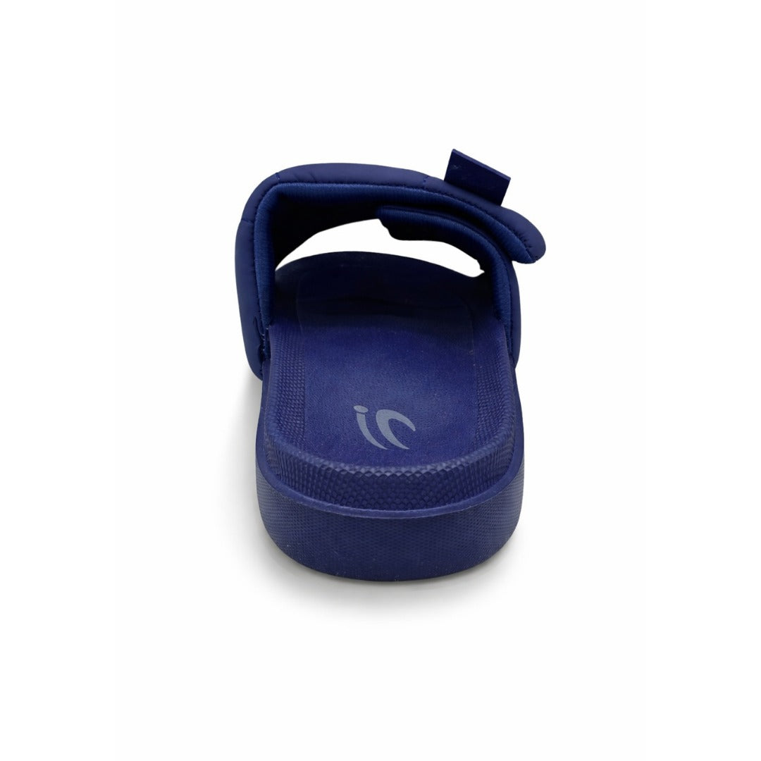 Shadow slide slippers for men navy blue with adjustable strap and anti-slip sole comfortable slippers in Pakistan