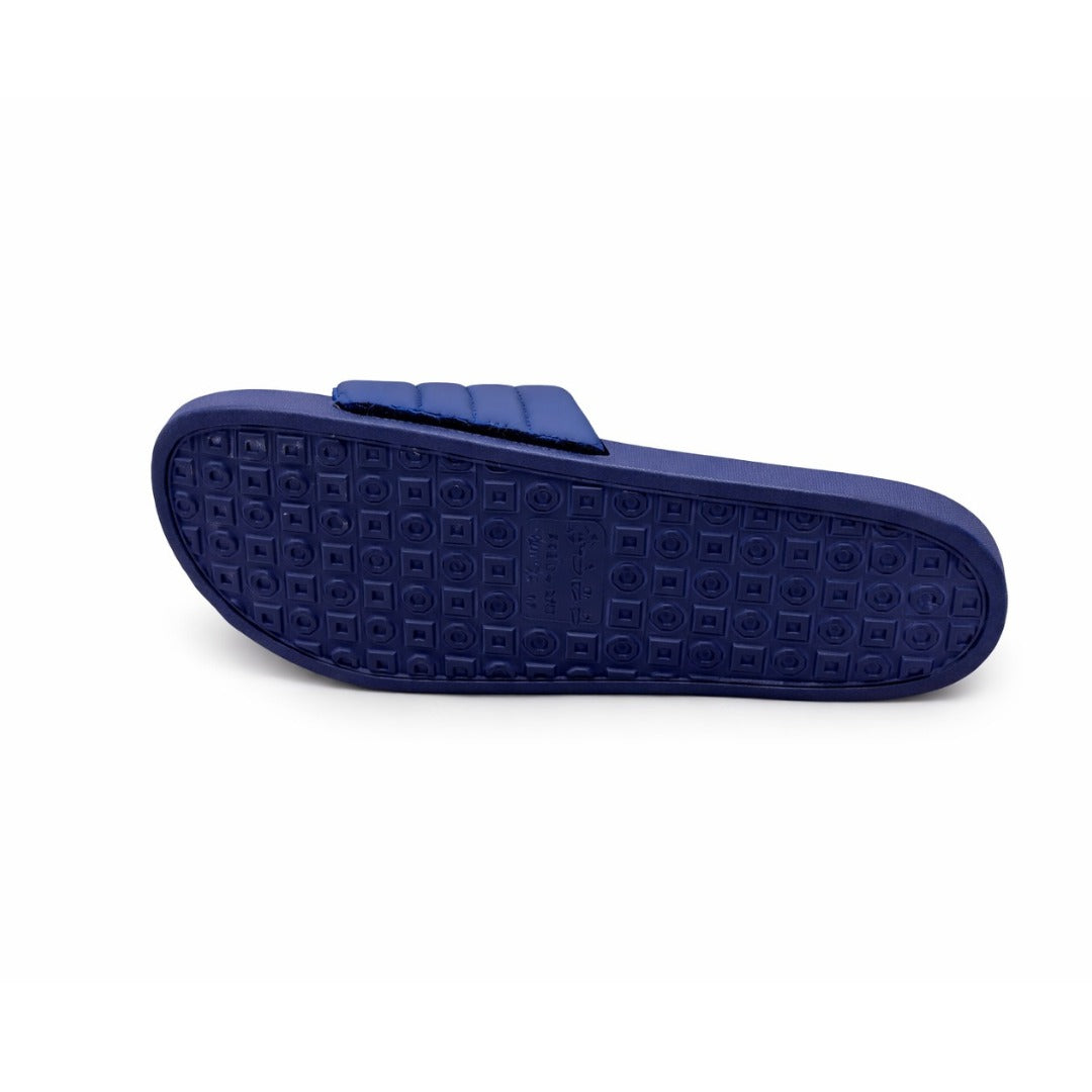 Shadow slide slippers for men navy blue with adjustable strap and anti-slip sole comfortable slippers in Pakistan